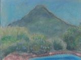 Little Lion's Head by Erica Shipley, Painting, Pastel